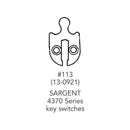 113 Corbin Russwin Clover Cam