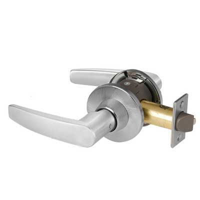 Sargent 28-11U15-US26D Passage Function T-Zone 11 Line Grade 1 Cylindrical Lever Lock -  2-3/4" Backset, (28) 4-7/8" Strike, Satin Chrome Finish