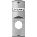 Sargent SA192-US26D Mortise Lock Retrofit Status indicators For 8200/7800 Series Sectional Trim, 1 3/4" Tk Door, Satin Chrome