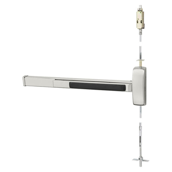 Sargent 12-MD8610J-US32D Fire Rated Concealed Vertical Rod Exit Device