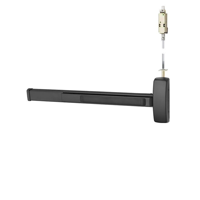 Sargent 12-NB-MD8610F Fire Rated Concealed Vertical Rod Exit Device, 3