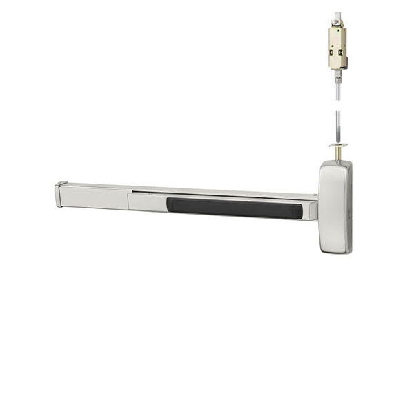 Sargent 12-NB-MD8610F Fire Rated Concealed Vertical Rod Exit Device, 3