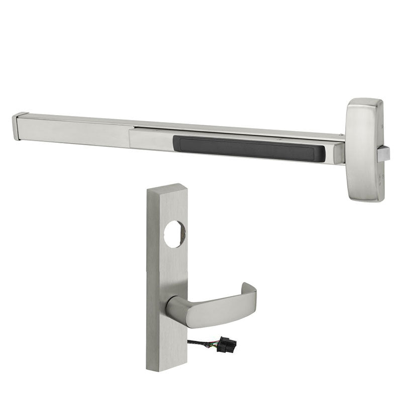 Sargent 55-56-70-8876-F-ETL-24V-US32D Electrified Rim Exit Device, Fail Secure, SFIC LC, For 33"-36" Door Width, Request to Exit, Satin Stainless Steel