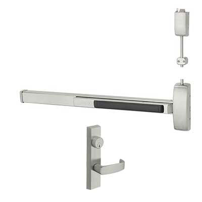 Sargent 56-12-NB-8713-J-ETL-96-US32D Fire Rated Surface Vertical Rod Exit Device