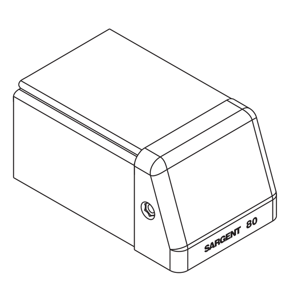 Sargent 665 26 Flush End Cap for 80 Series Devices