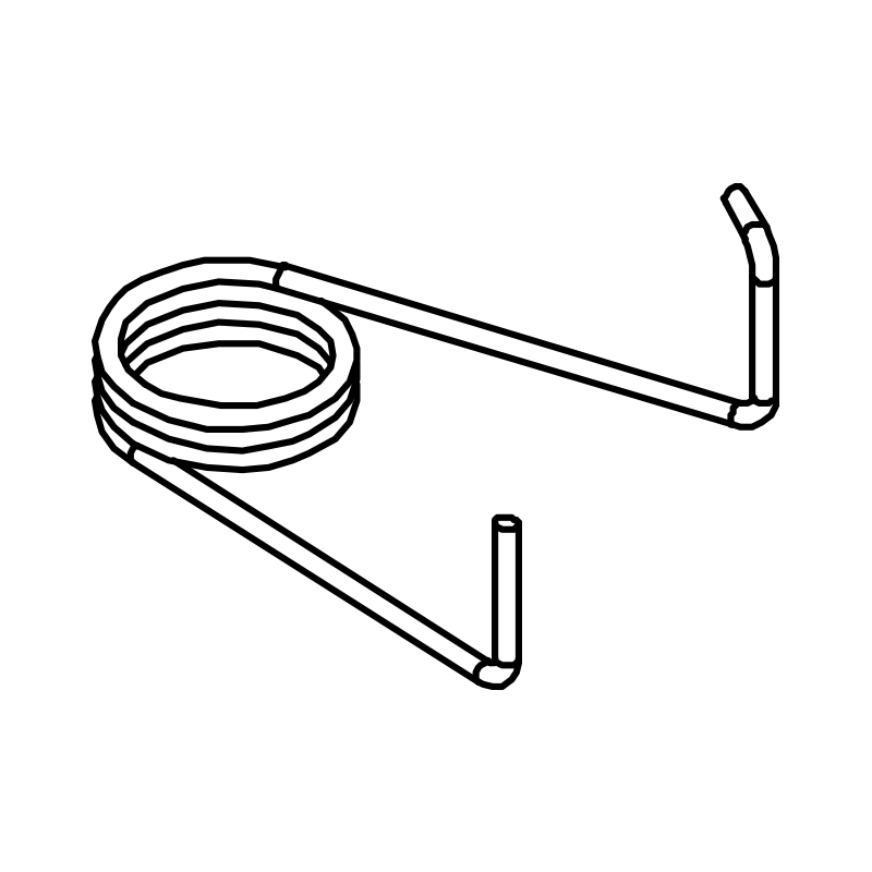 Sargent 68-0236 Connecting Arm Spring For 30 Series Exit Devices