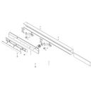 Sargent 68-2695 US3 Rail Assembly Wide Cam Lockdown