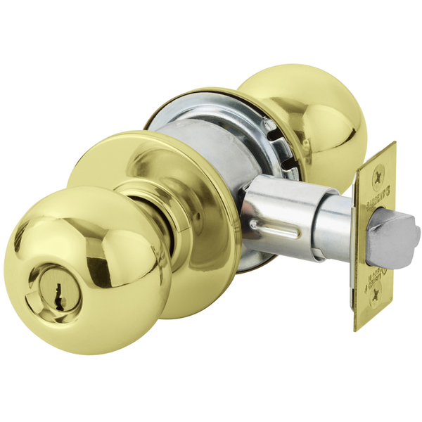 Sargent 6G04 6 Line Medium-Duty Cylindrical Knob Lock Storeroom Closet Function