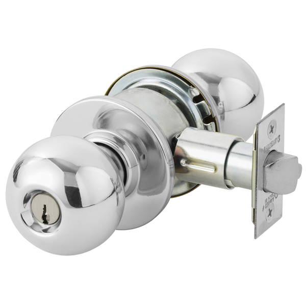 Sargent 6G04 6 Line Medium-Duty Cylindrical Knob Lock Storeroom Closet Function