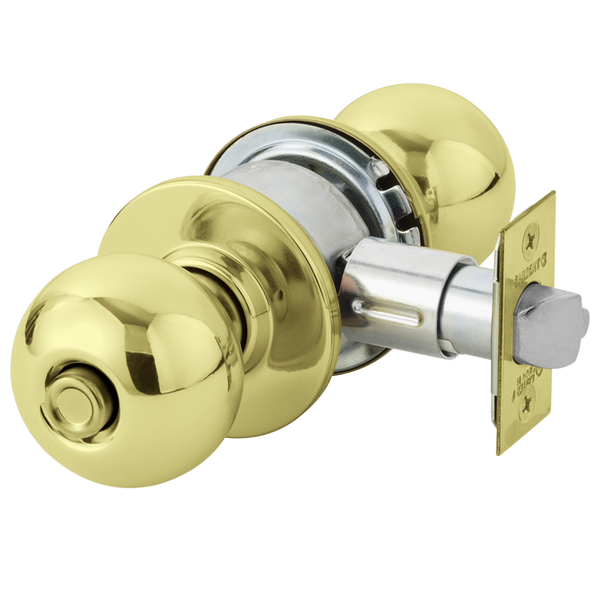 Sargent 6U65 6 Line Medium-Duty Cylindrical Knob Lock Privacy Bathroom Function