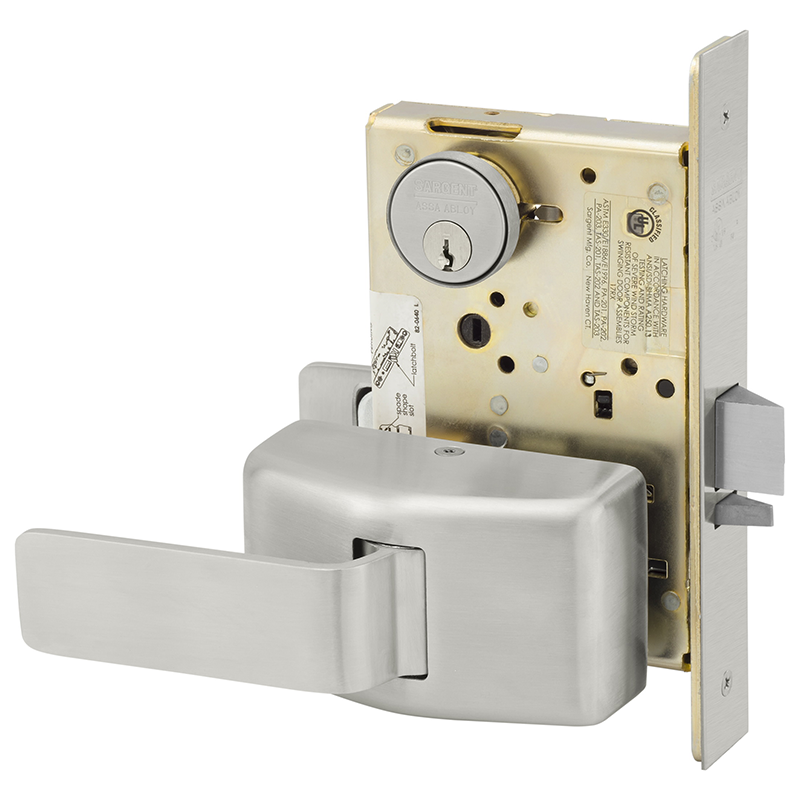 Sargent 7804-PT-US32D Storeroom Mortise Lock Push Pull Trim