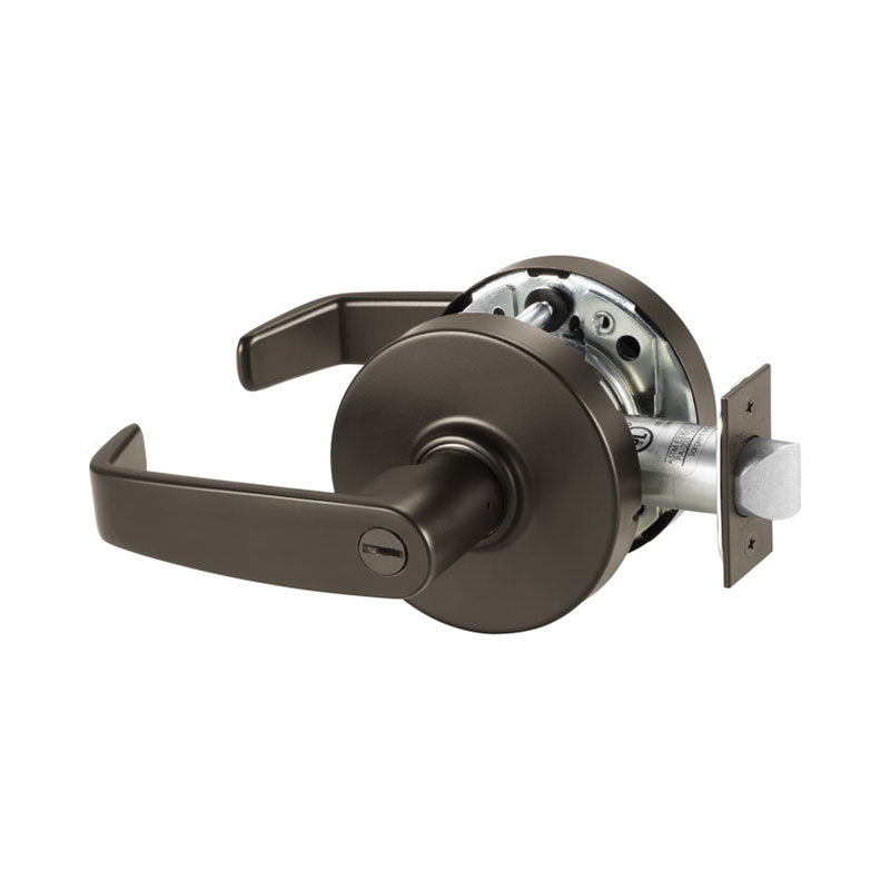 Sargent 28-7U65-LL Bathroom Privacy Cylindrical Lever Lock, L Rose, L