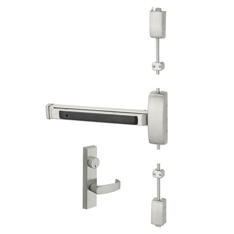 Sargent 8713-E-ETL-84-US32D  Surface Vertical Rod Exit Device