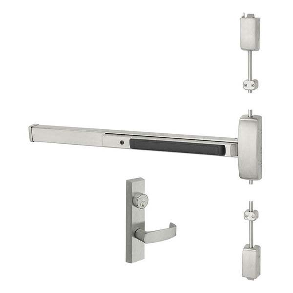 Sargent 8713-G-ETL-84-US32D Surface Vertical Rod Exit Device