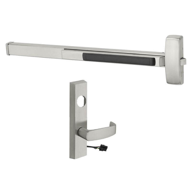 Sargent 12-8875-J-ETL-24V Fire Rated Rim Exit Device, With Electrified ETL Trim, 24V, Fail Safe, For 37"-42" Dr Width