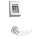 Sargent KP-8278-LNP Keypad Mortise Lock, Entry Key Override, No Deadbolt, Less Cylinder, Field Reversible