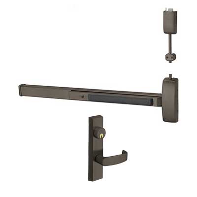 Sargent NB-8713-G-ETL-84 Surface Vertical Rod Exit Device, LBR, Key Lo