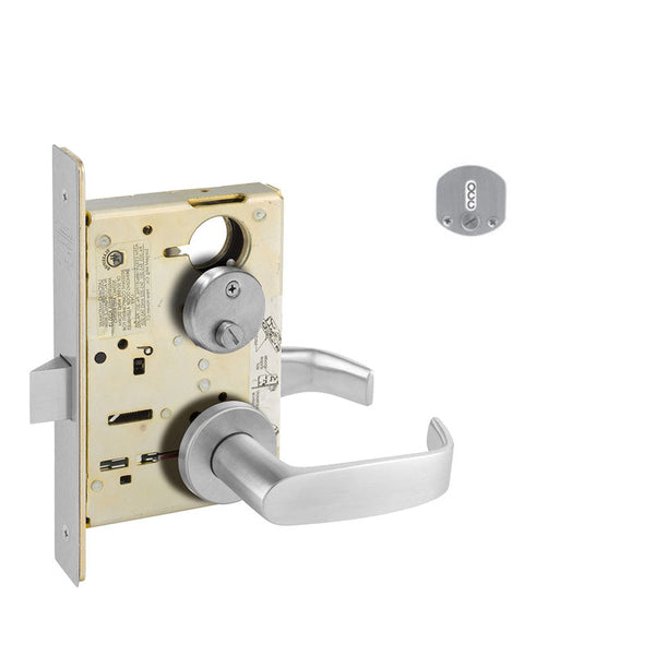 Sargent 49-8265-LL-US26D Privacy, Bedroom or Bath Mortise Lock, L Rose