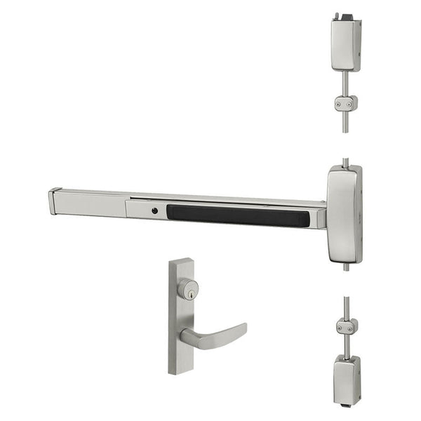 Sargent 56-8706F-ETB-96-US32D Storeroom Surface Vertical Rod Exit Device