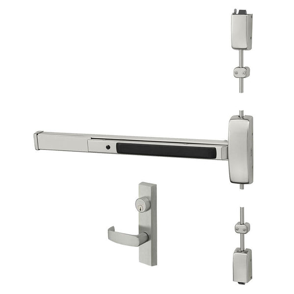 Sargent 56-8706F-ETL-96-US32D Storeroom Surface Vertical Rod Exit Device