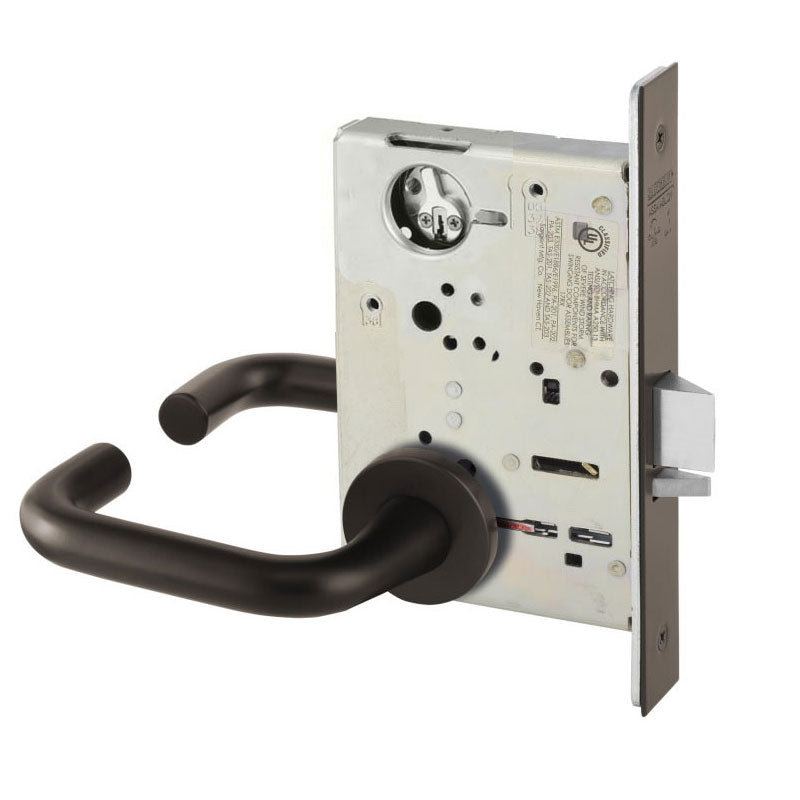 Sargent 8215-LNJ Passage or Closet Mortise Lock, J - Lever, LN - Rose