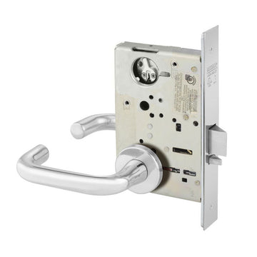 Sargent 8215-LNJ Passage or Closet Mortise Lock, J - Lever, LN - Rose