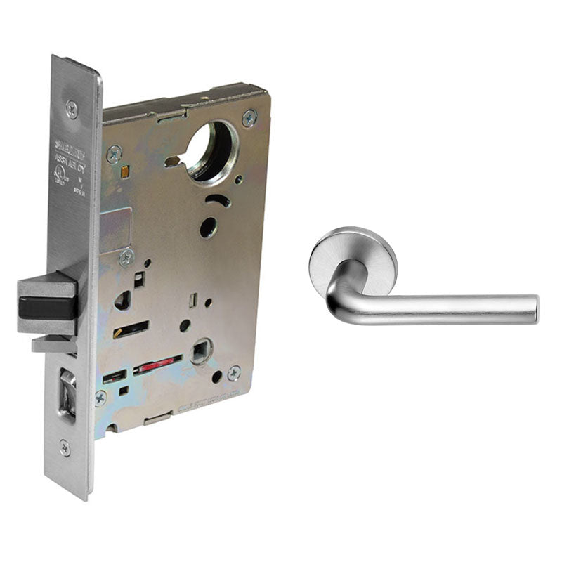 Sargent 8215-LNME-US32D Passage or Closet Mortise Lock, ME - Lever, LN