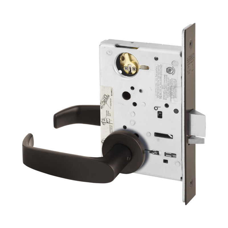 Sargent 8265-LNL Privacy Bedroom or Bath Mortise Lock | Grade 1
