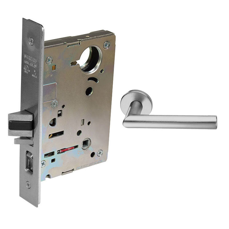 Sargent 8265-LNMI-US32D Privacy Bedroom or Bath Mortise Lock