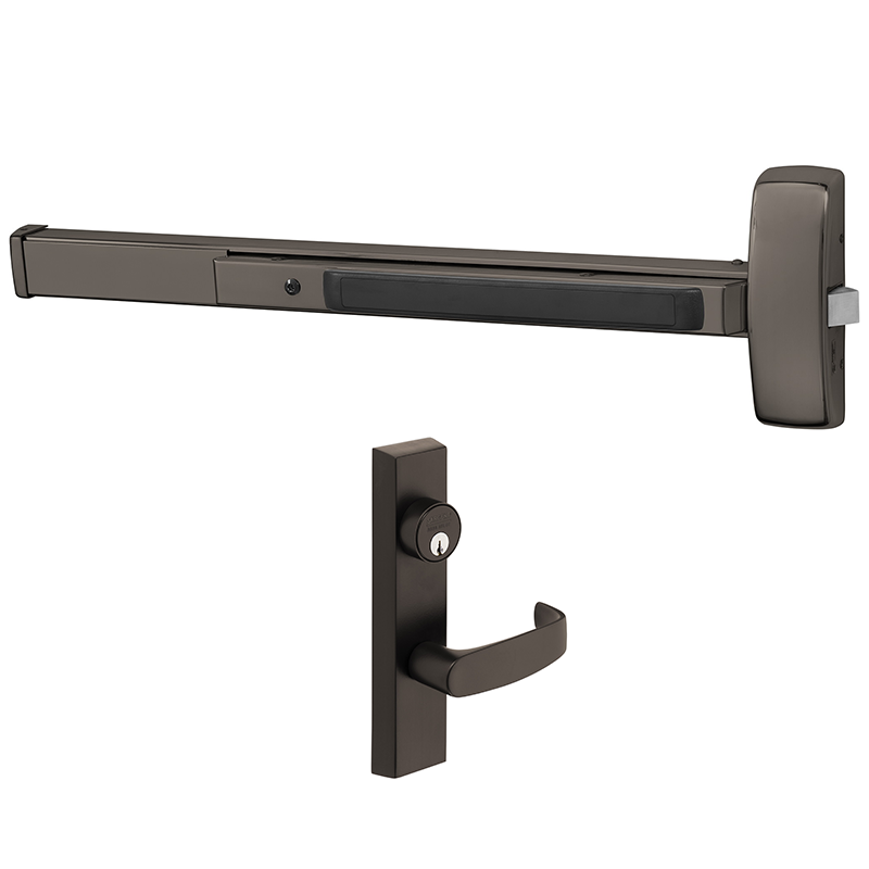 Sargent 8813 ETL Panic Rim Exit Device with Lever Trim Oil Rubbed Bronze