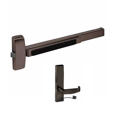 Sargent 12-8873-F-ETL-12V Fire Rated Rim Exit Device, Electrified ETL Trim, 12V, Fail Safe, Non-Keyed, 33"-36" Bar