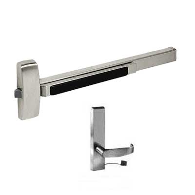 Sargent 12-8874-F-ETL-12V Fire Rated Rim Exit Device, For 33"-36" Dr Width, With Electrified ETL Trim, Fail Secure