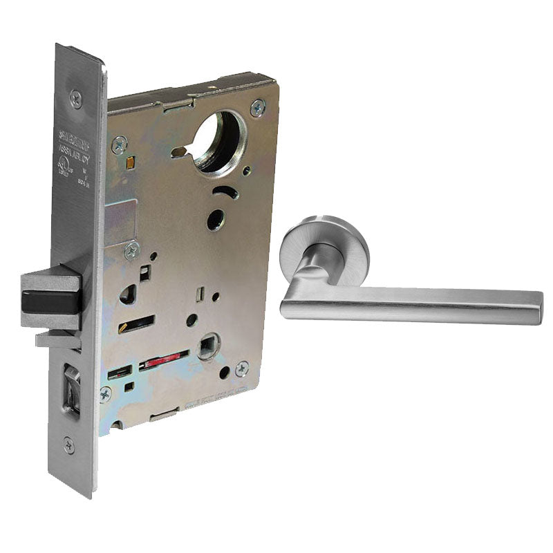 Sargent 8265-LNMD-US32D Privacy Bedroom or Bath Mortise Lock