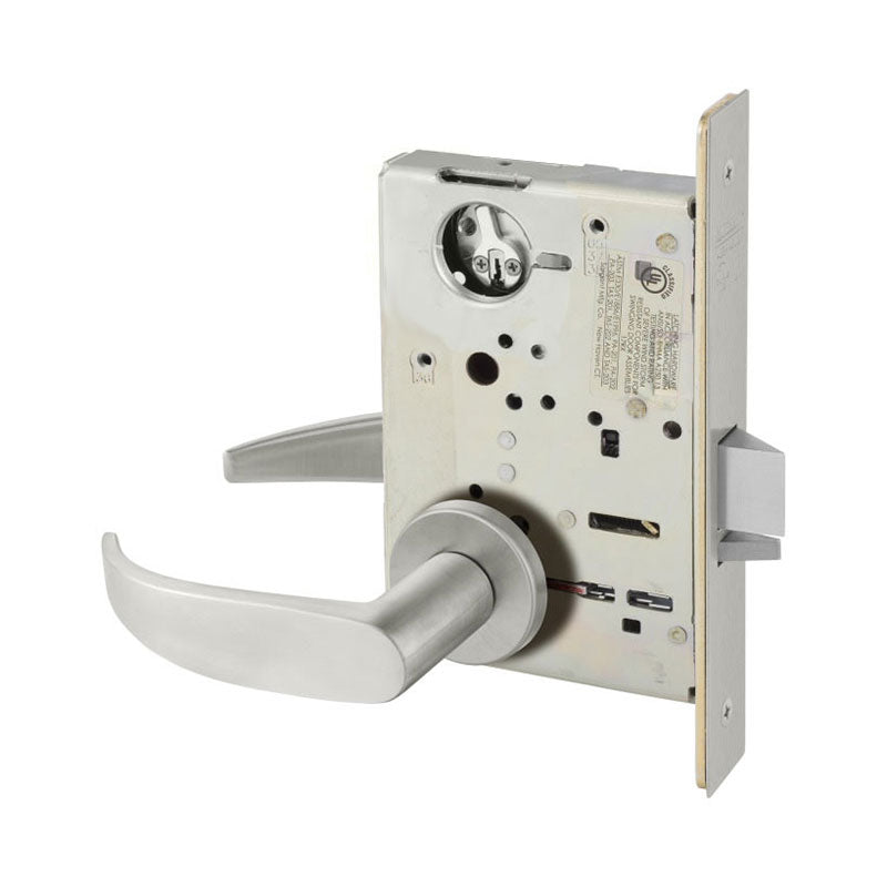 Sargent LC-8204-LNP-US32D Storeroom or Closet Mortise Lock