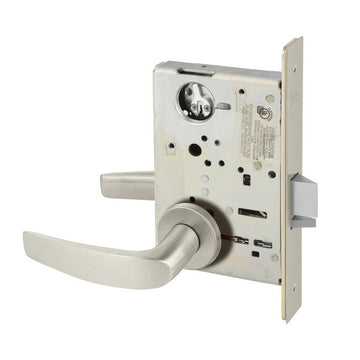 エルナト Sargent 8215-LNB Passage or Closet Mortise Lock, B - Lever, LN - Rose,