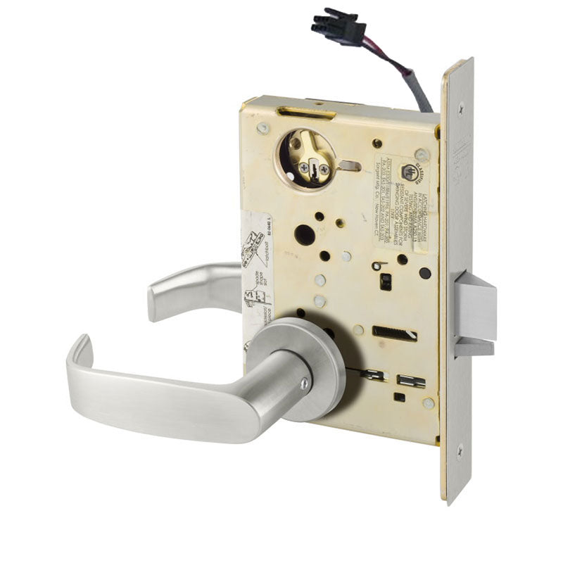 Sargent RX-LC-8204-24V-LNL-US32D Storeroom or Closet Mortise Lock