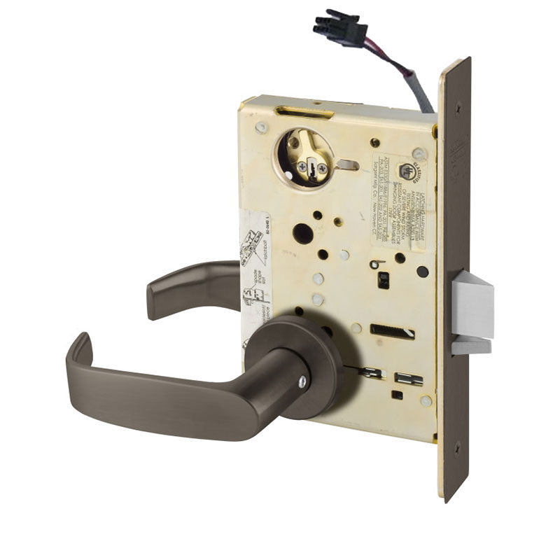 Sargent RX-LC-8205-12V-LNL Electrified Mortise Lock, Office or Entry Function, RX Switch, Less Cylinder