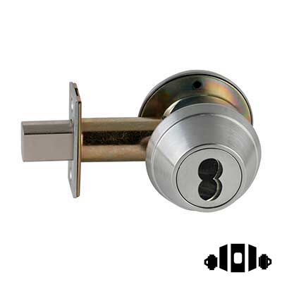 B571-626 Schlage Door Bolt with Occupancy Indicator in Satin