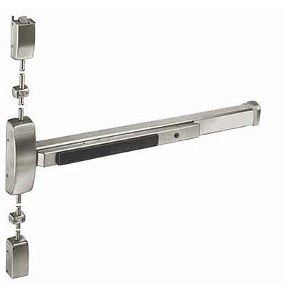 Sargent 55-12-8713-G-84, Fire Rated Surface Vertical Rod Exit Device, Request to Exit Option, 84" Ht, 43"-48" Dr Widths